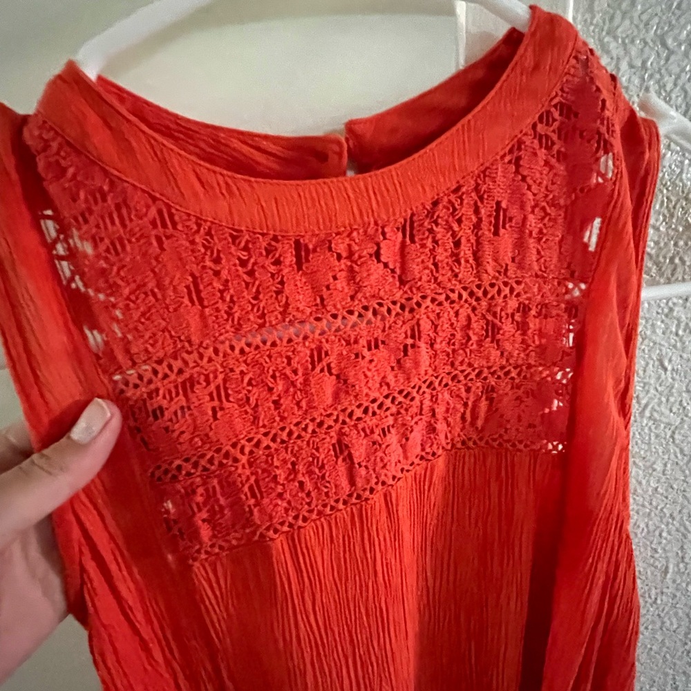 Girls Orange Dress
